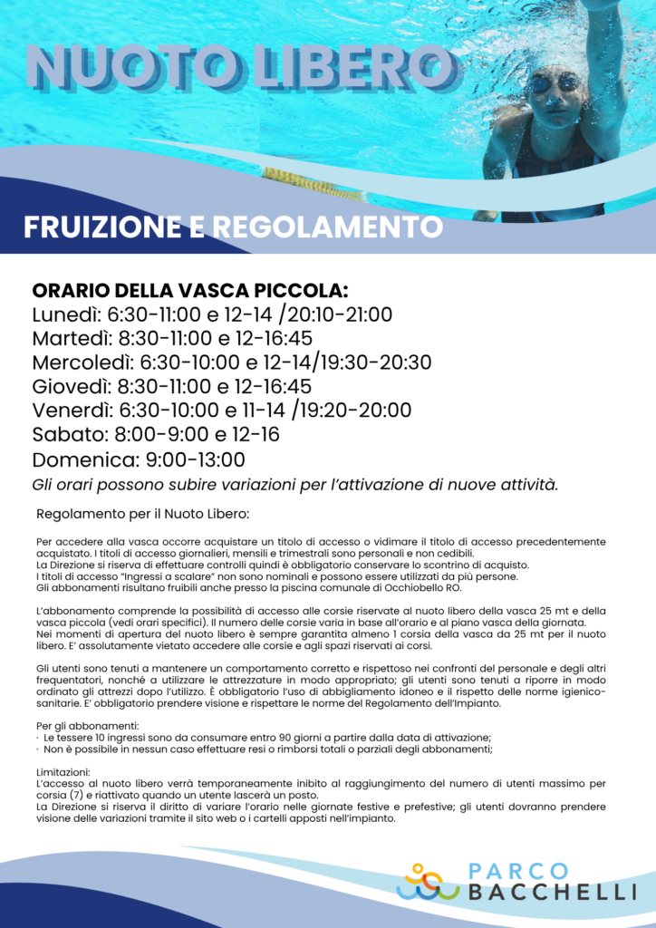 free swimming hours